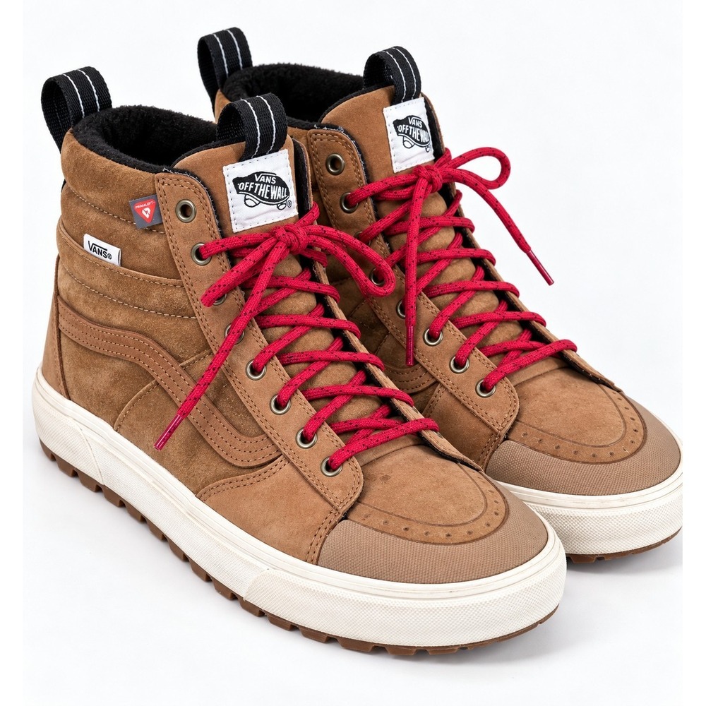 Vans MTE HydroGuard 360 PrimaLoft High Top Shoes Brown Red Men's Size 11
